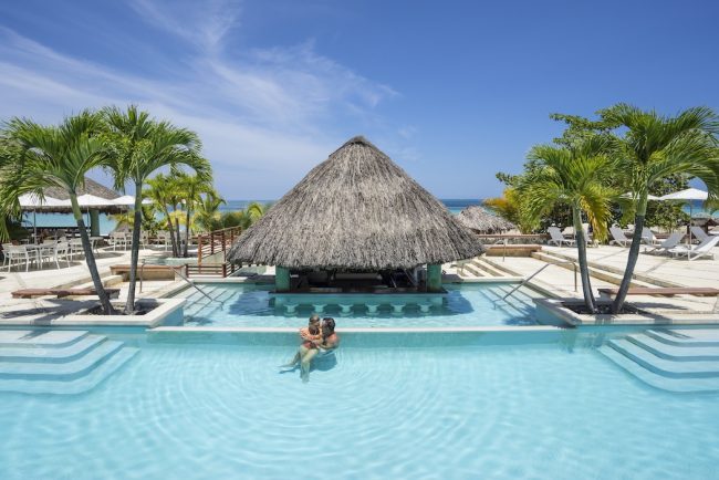 Couples Swept Away Negril Jamaica-Swim-up Bar